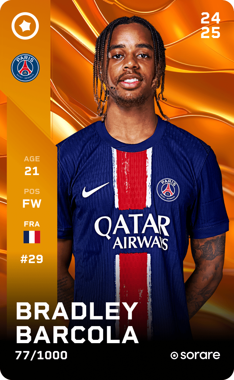 Bradley Barcola 2024-25 • Limited 77/1000