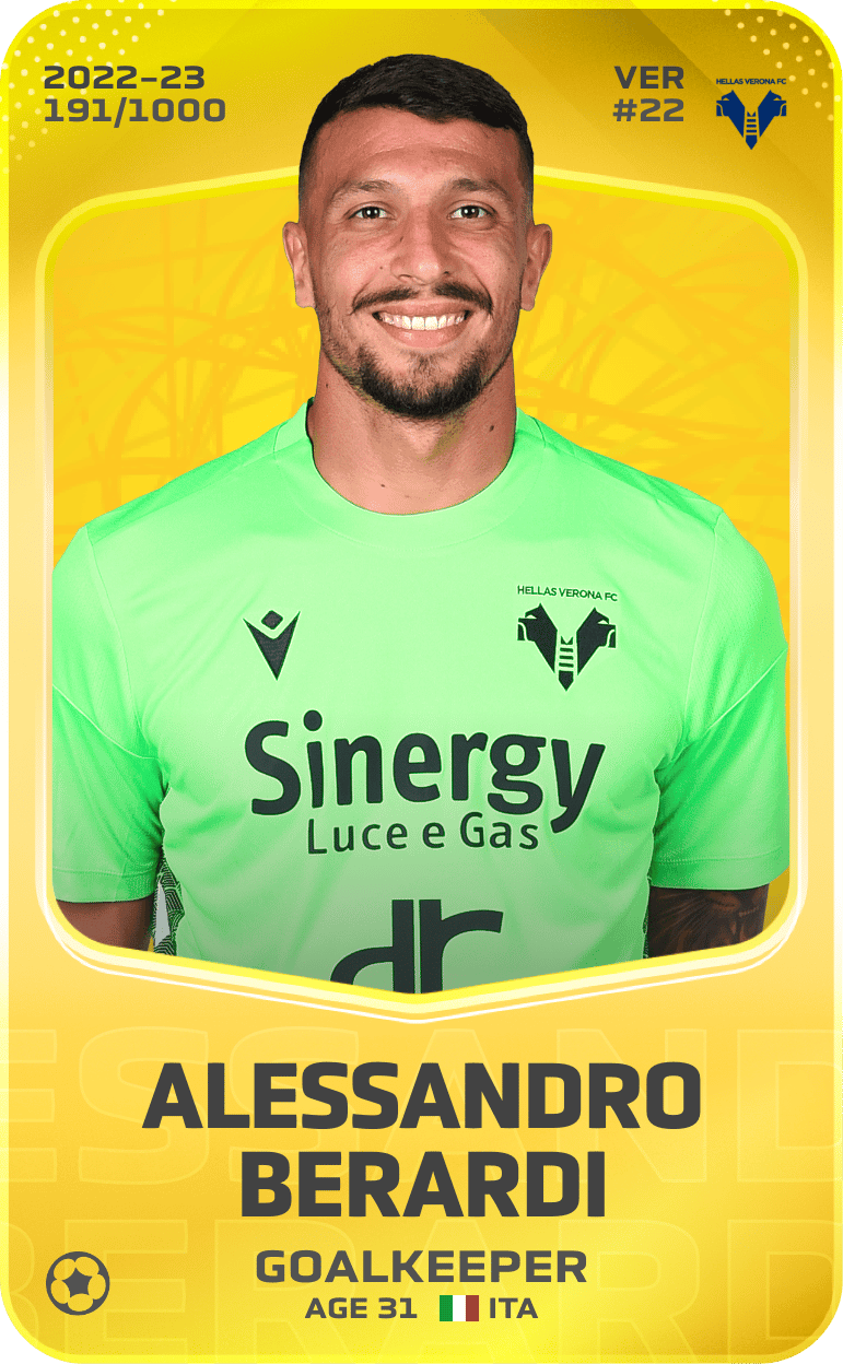 Alessandro Berardi 2022-23 • Limited 191/1000