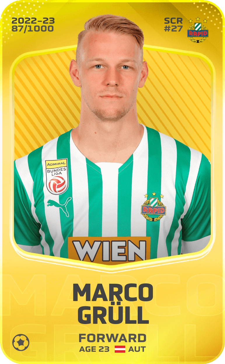 Marco Grüll 2022-23 • Limited 87/1000