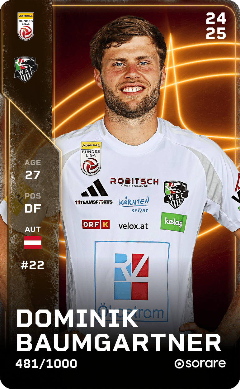 Dominik Baumgartner 2024-25 • Limited 481/1000