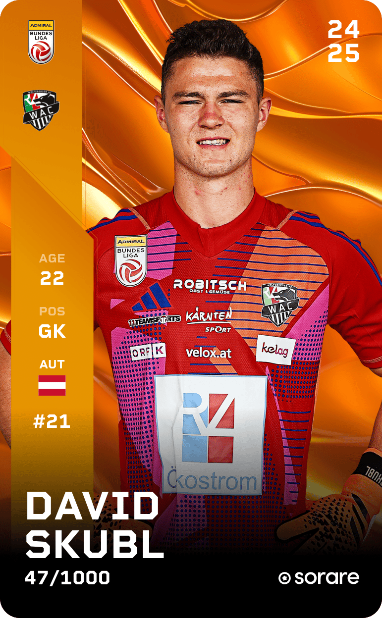 David Skubl 2024-25 • Limited 47/1000