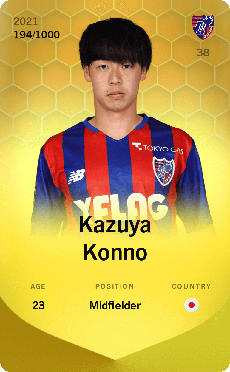 Kazuya Konno 2021-22 • Limited 194/1000