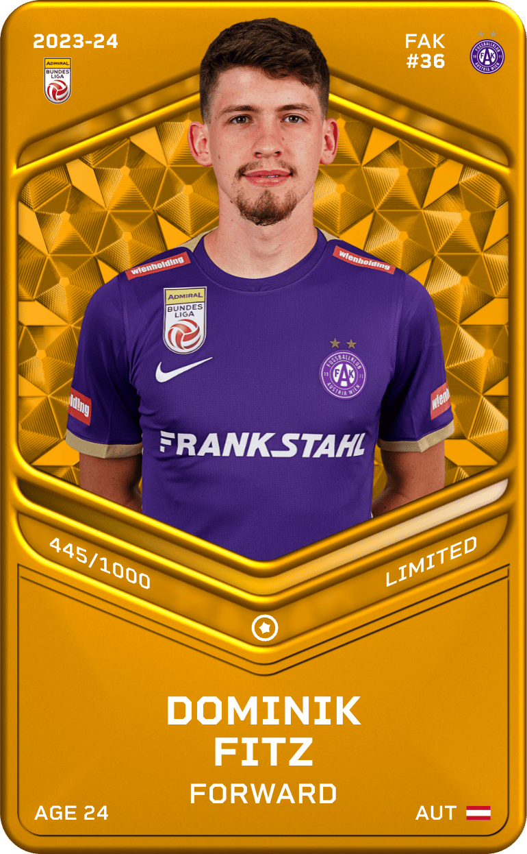 Dominik Fitz 2023-24 • Limited 445/1000