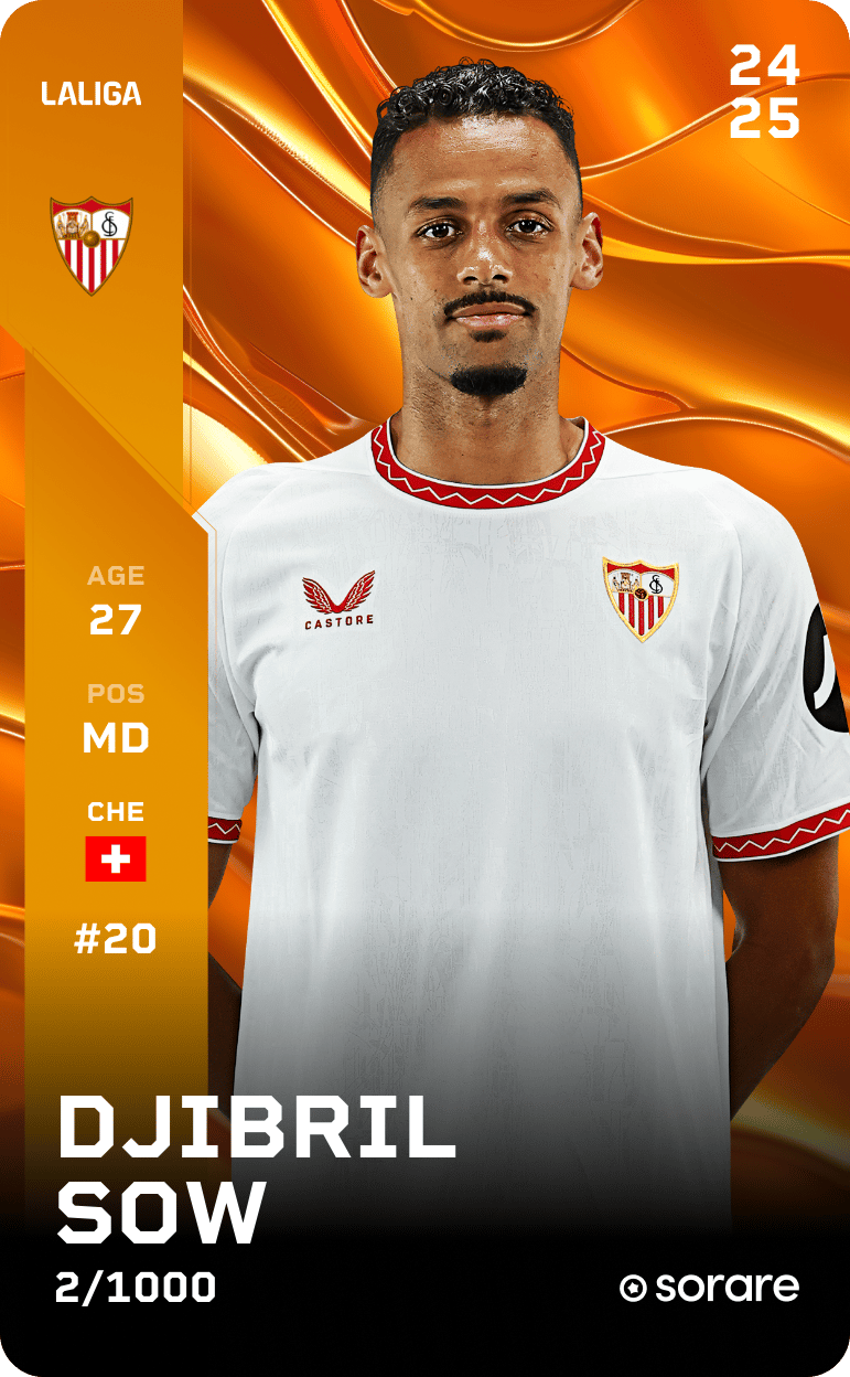Djibril Sow 2024-25 • Limited 2/1000