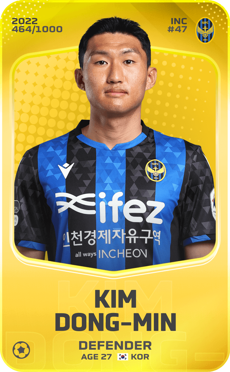 Kim Dong-Min 2022-23 • Limited 464/1000