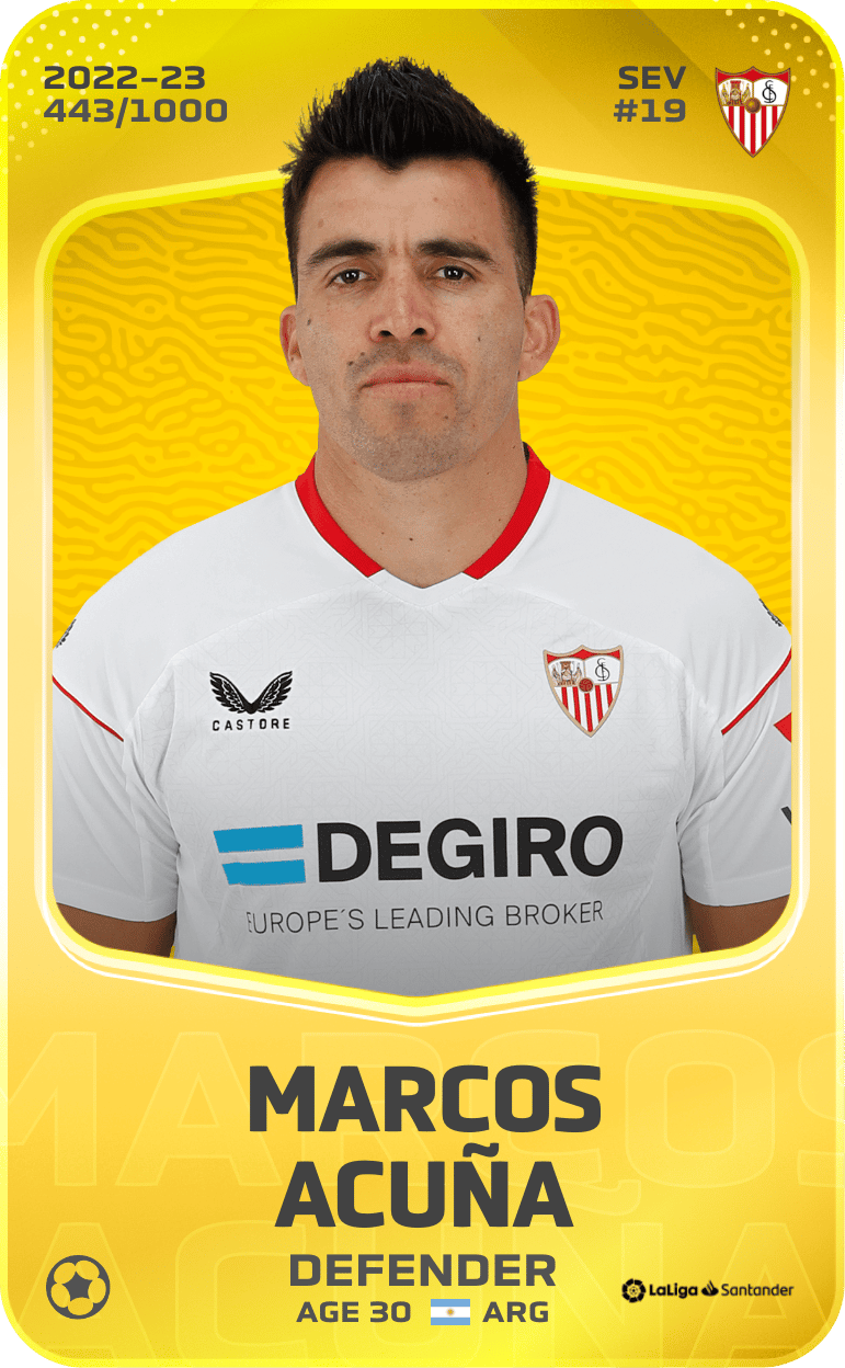 Marcos Acuña 2022-23 • Limited 443/1000