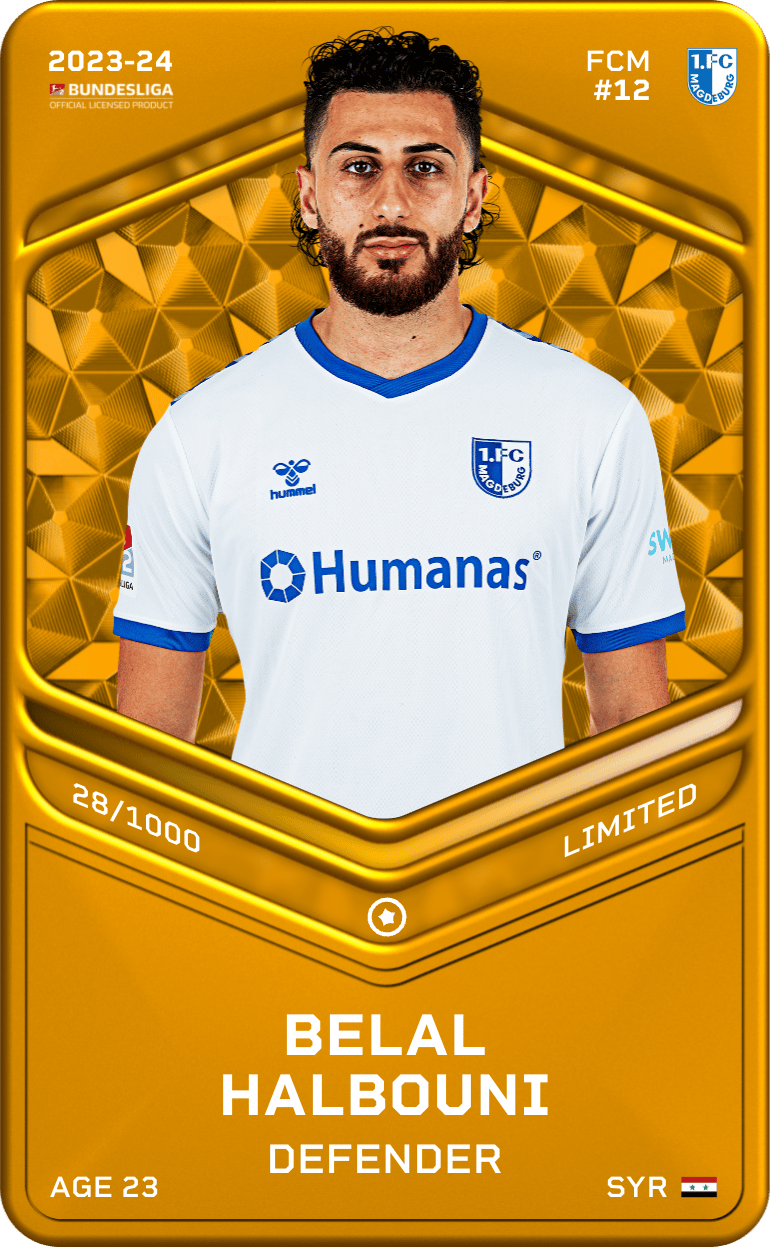 Belal Halbouni 2023-24 • Limited 28/1000