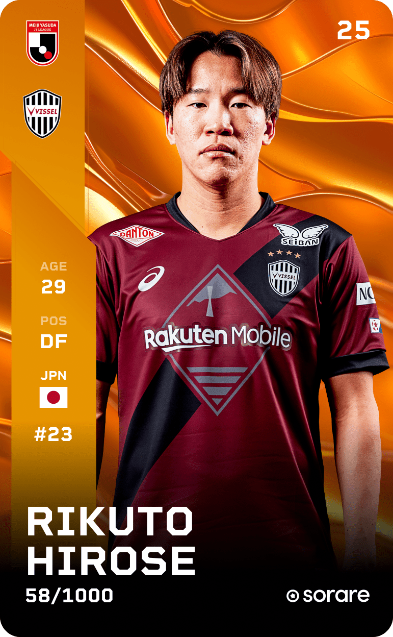 Rikuto Hirose 2025-26 • Limited 58/1000