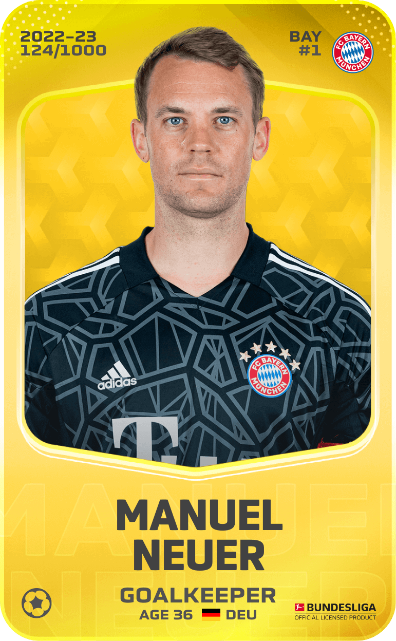 Manuel Neuer 2022-23 • Limited 124/1000