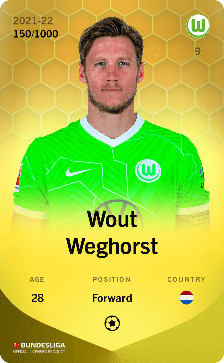Wout Weghorst 2021-22 • Limited 150/1000