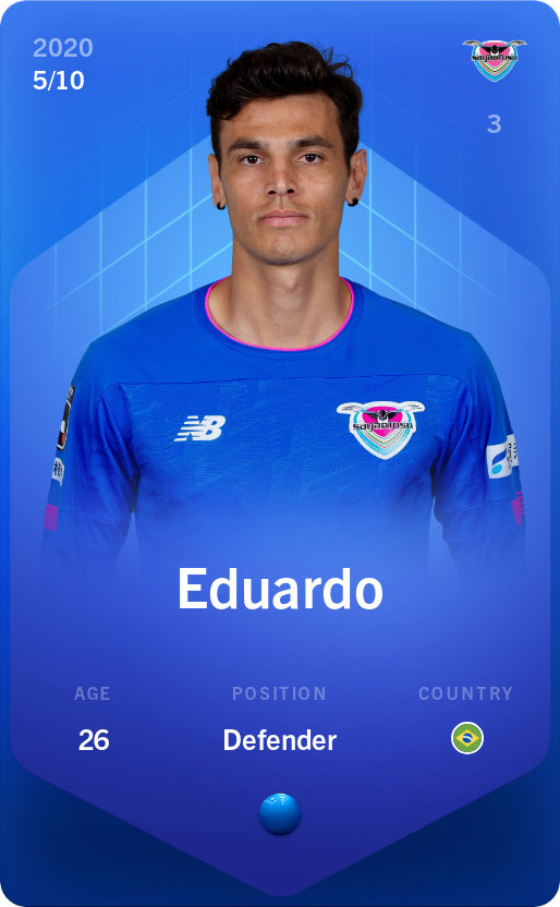 Sorare - Sorare Official - Eduardo 2020-21 • Super Rare 5/10 - NFT # 97313723568249485542509139750924469109404884763617775393558602553633628656726