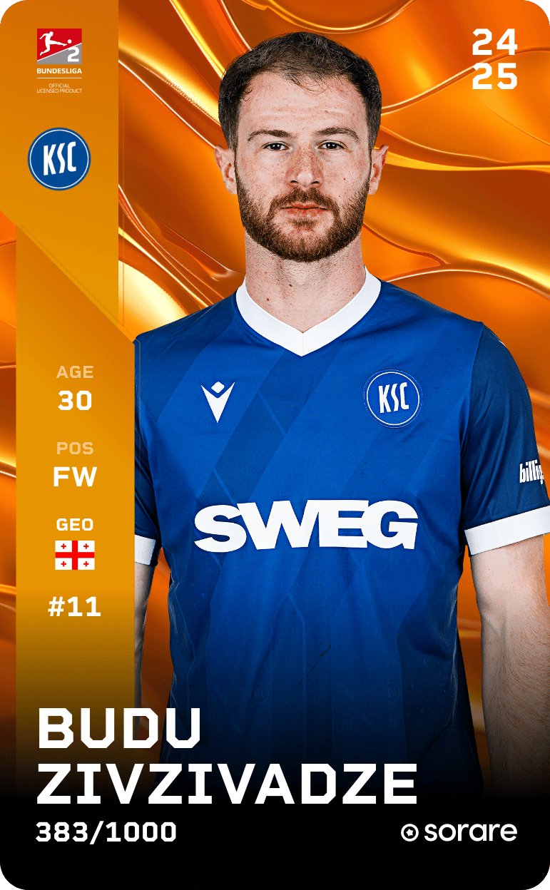Budu Zivzivadze 2024-25 • Limited 383/1000