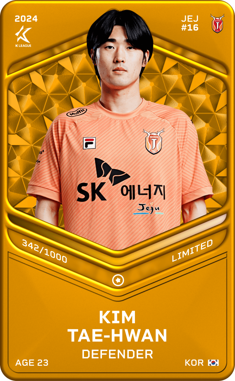 Kim Tae-Hwan 2024-25 • Limited 342/1000
