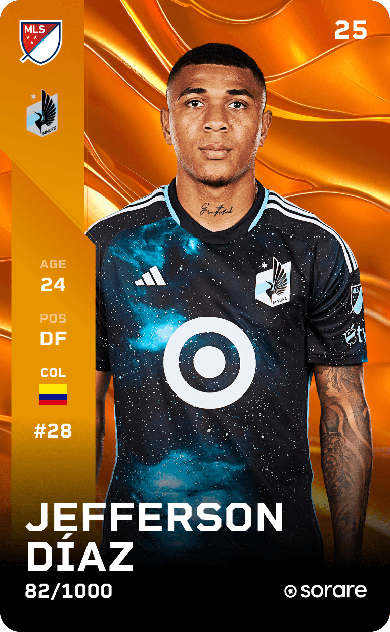 Jefferson Díaz 2025-26 • Limited 82/1000