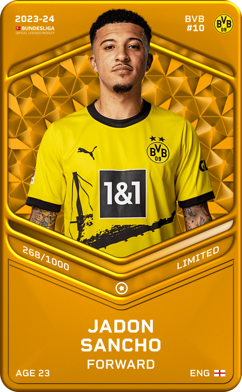 Jadon Sancho 2023-24 • Limited 268/1000