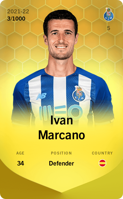 Ivan Marcano 2021-22 • Limited 3/1000