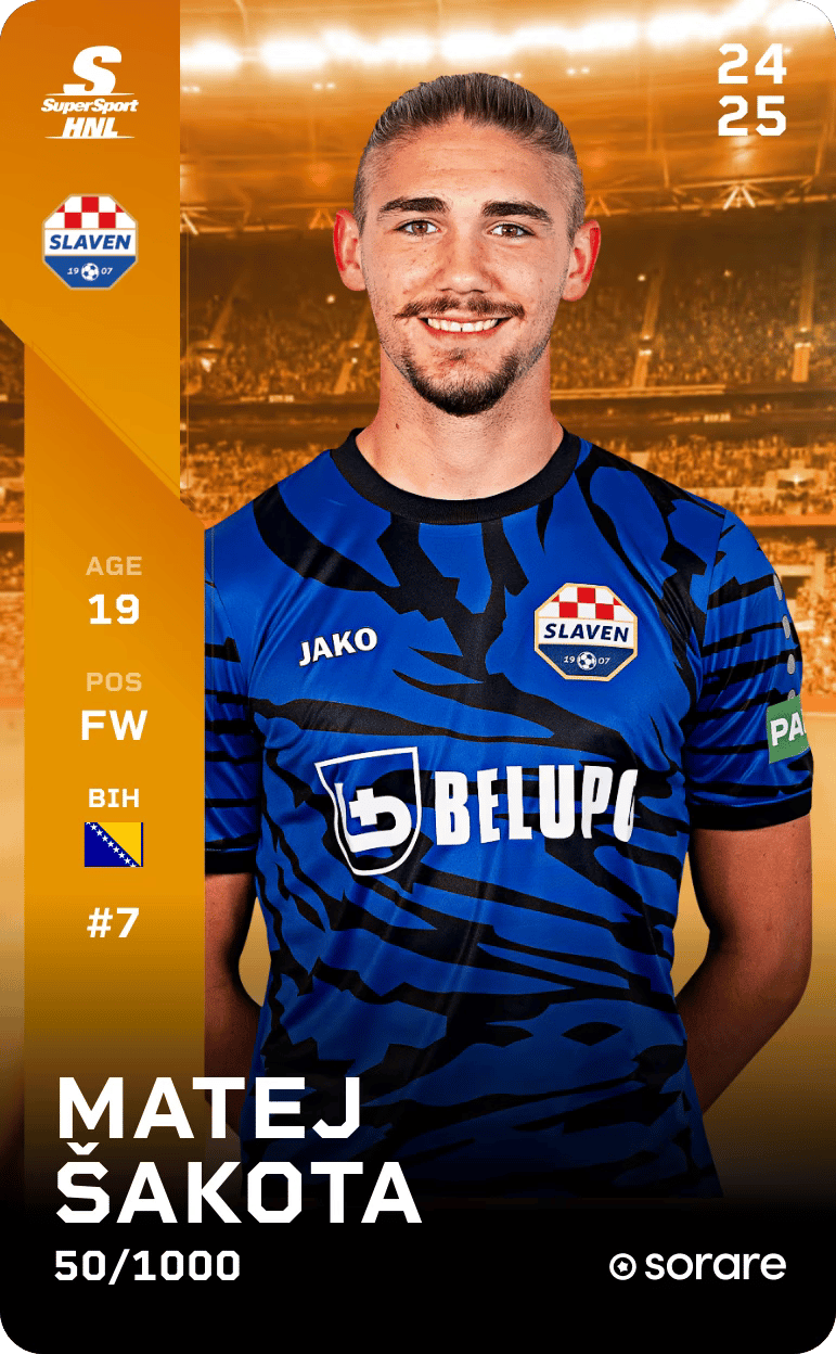 Matej Šakota 2024-25 • Limited 50/1000