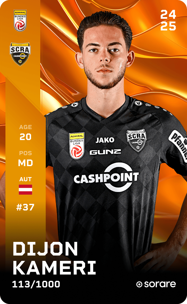 Dijon Kameri 2024-25 • Limited 113/1000