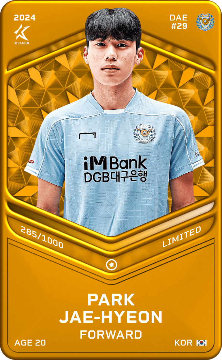 Park Jae-Hyeon 2024-25 • Limited 285/1000
