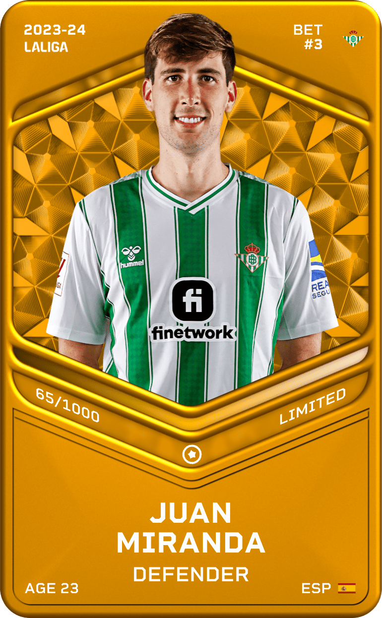 Juan Miranda 2023-24 • Limited 65/1000