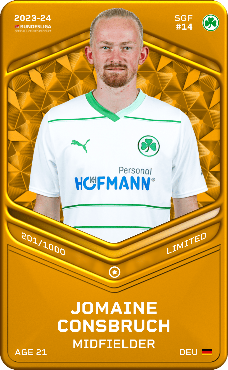 Jomaine Consbruch 2023-24 • Limited 201/1000