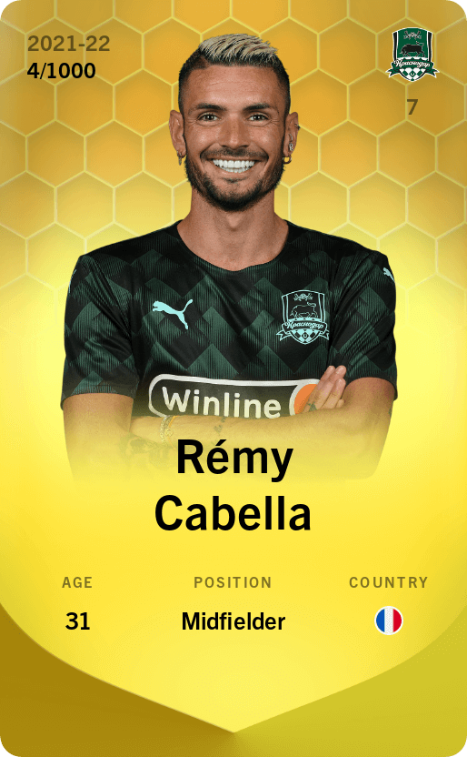 Rémy Cabella 2021-22 • Limited 4/1000