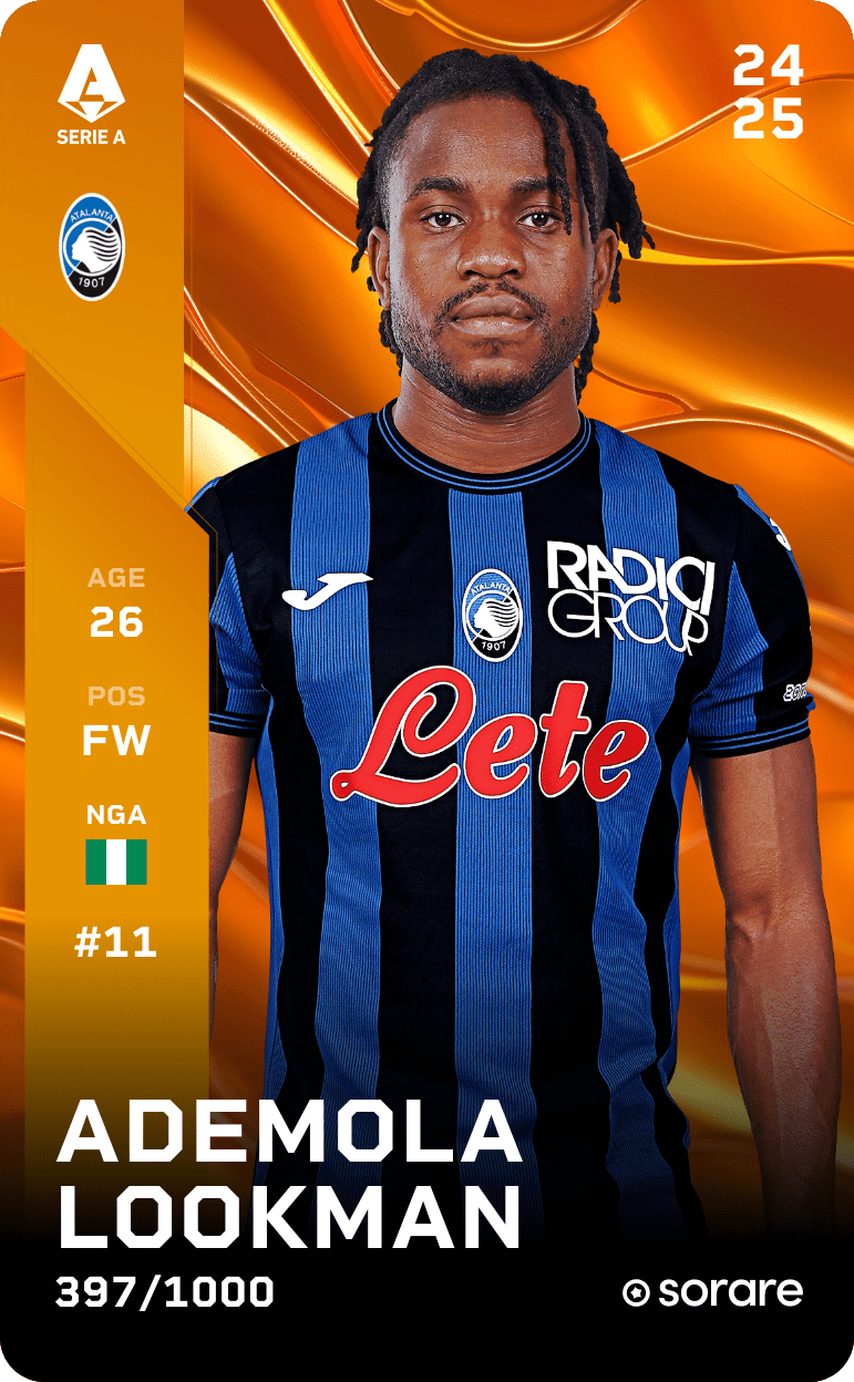 Ademola Lookman 2024-25 • Limited 397/1000