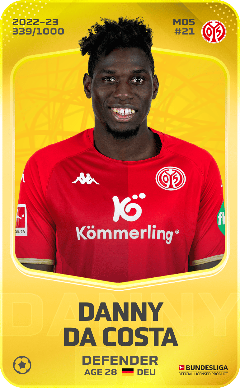 Danny da Costa 2022-23 • Limited 339/1000