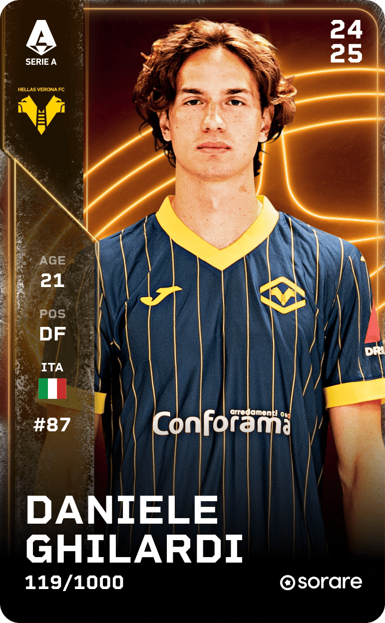 Daniele Ghilardi 2024-25 • Limited 119/1000