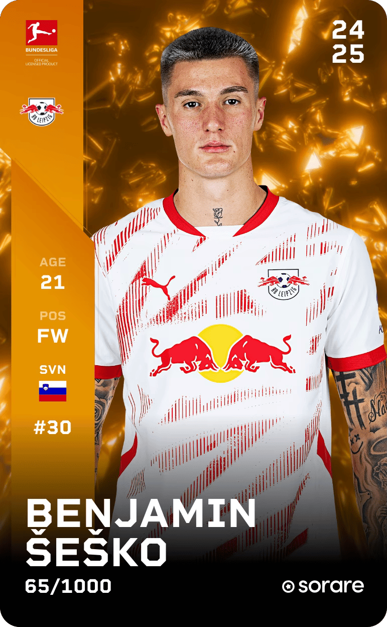 Benjamin Šeško 2024-25 • Limited 65/1000