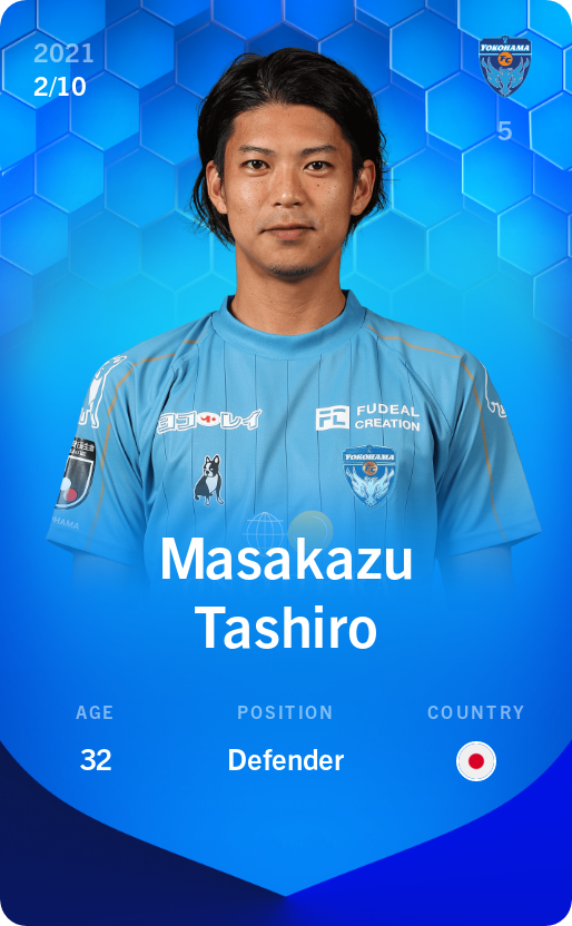 Sorare - Sorare Official - Masakazu Tashiro 2021-22 • Super Rare 2/10 - NFT # 111840750514266272139483889720757645404218580939980796764980456971652072479107