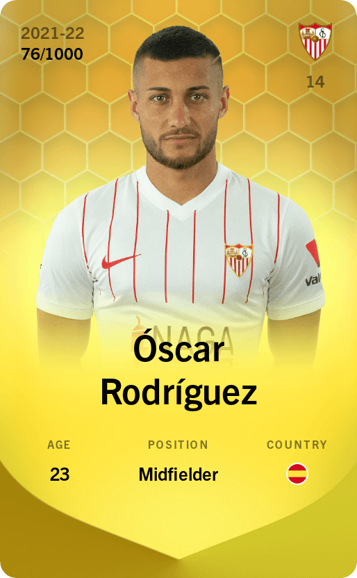 Óscar Rodríguez 2021-22 • Limited 76/1000