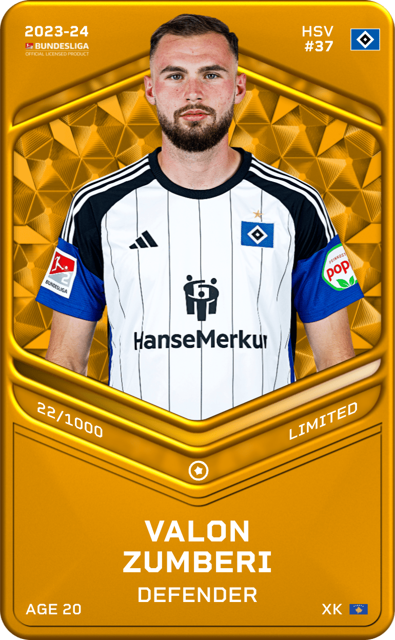 Valon Zumberi 2023-24 • Limited 22/1000