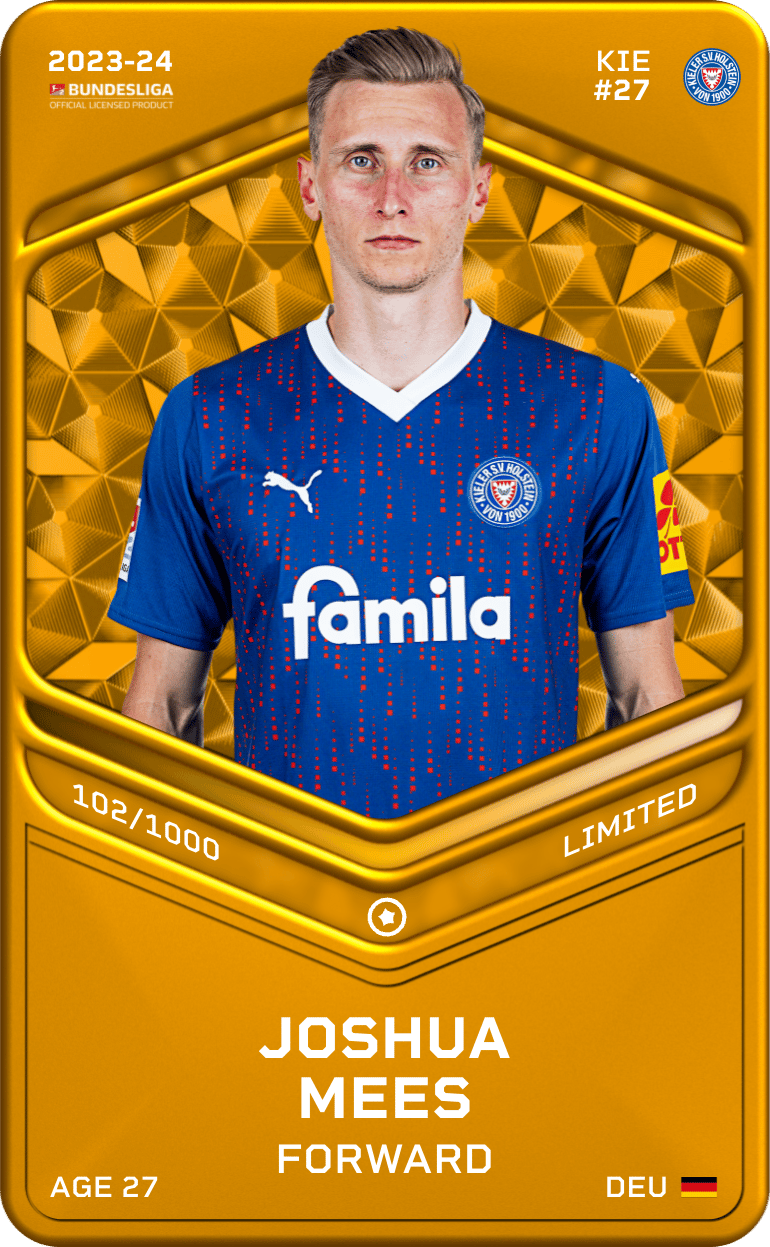 Joshua Mees 2023-24 • Limited 102/1000