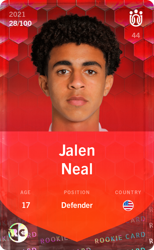 Sorare - Sorare Official - Jalen Neal 2021-22 • Rare 28/100 - NFT # 43502871473587057328890014916393716631037366225288516540726156865799205485231