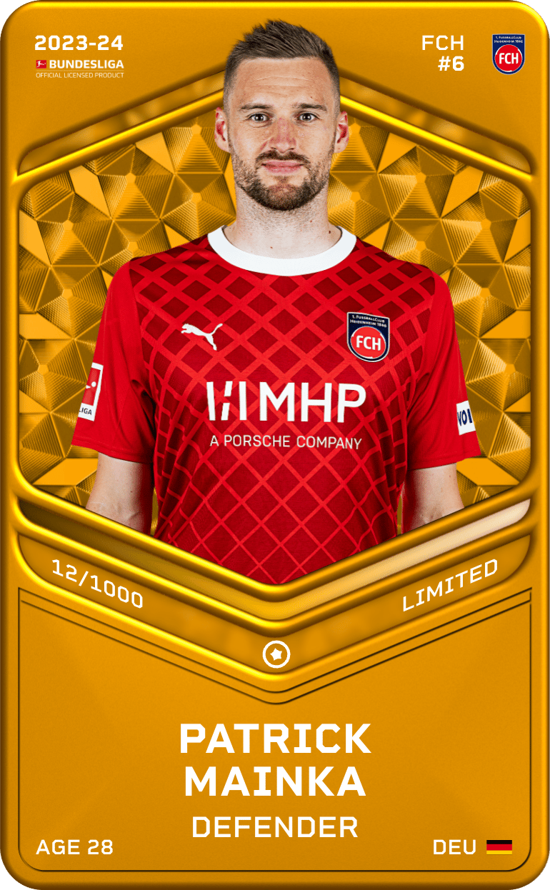 Patrick Mainka 2023-24 • Limited 12/1000