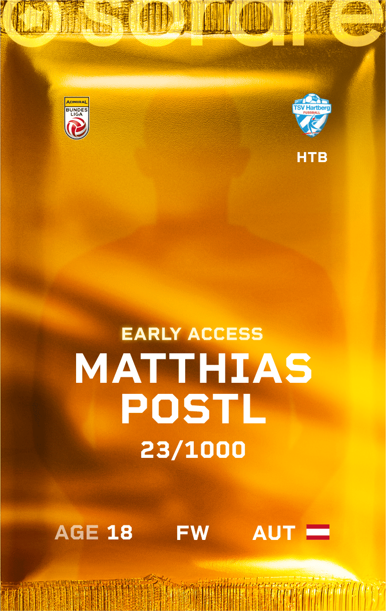 Matthias Postl 2024-25 • Limited 23/1000