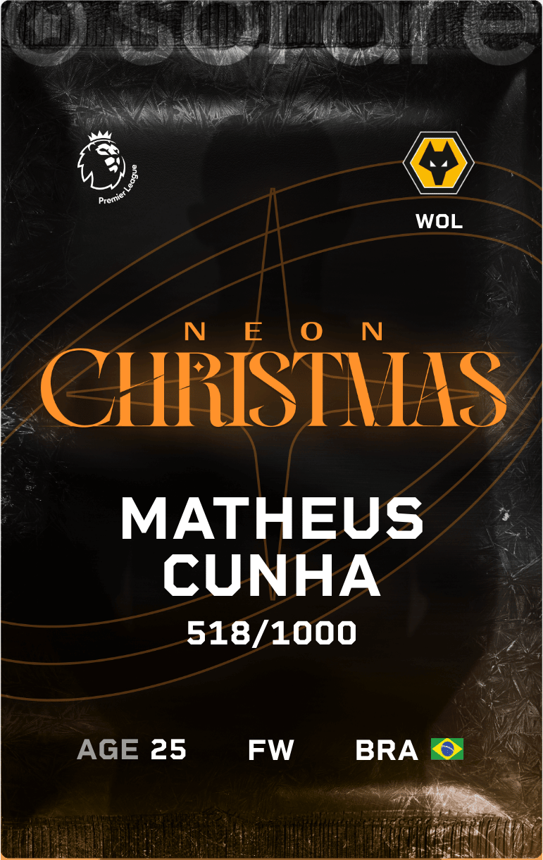Matheus Cunha 2024-25 • Limited 518/1000