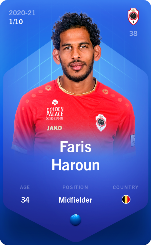 Sorare - Sorare Official - Faris Haroun 2020-21 • Super Rare 1/10 - NFT # 63301778510715355107994906476170566333749643646617397756788393445074736359865