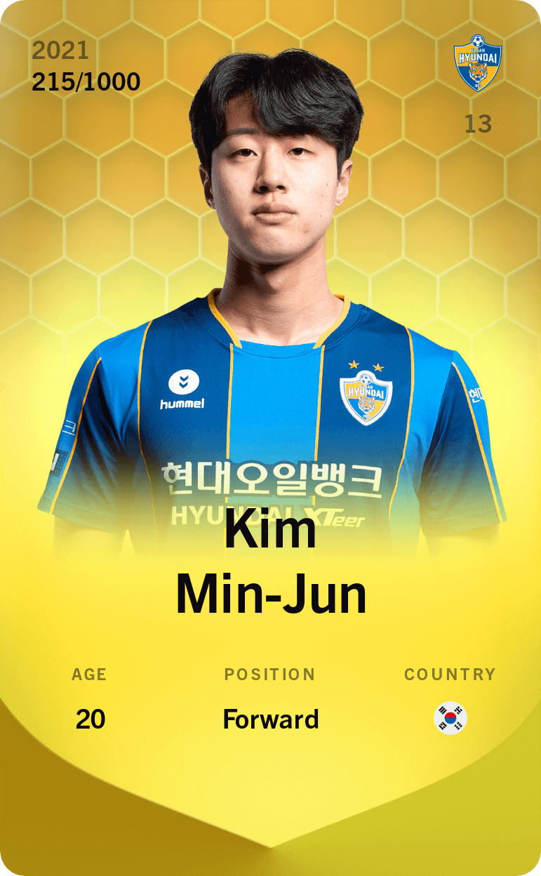 Kim Min-Jun 2021-22 • Limited 215/1000