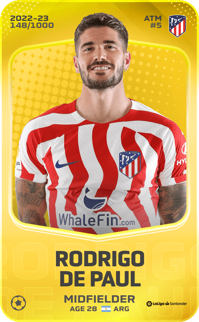 Rodrigo De Paul 2022-23 • Limited 148/1000