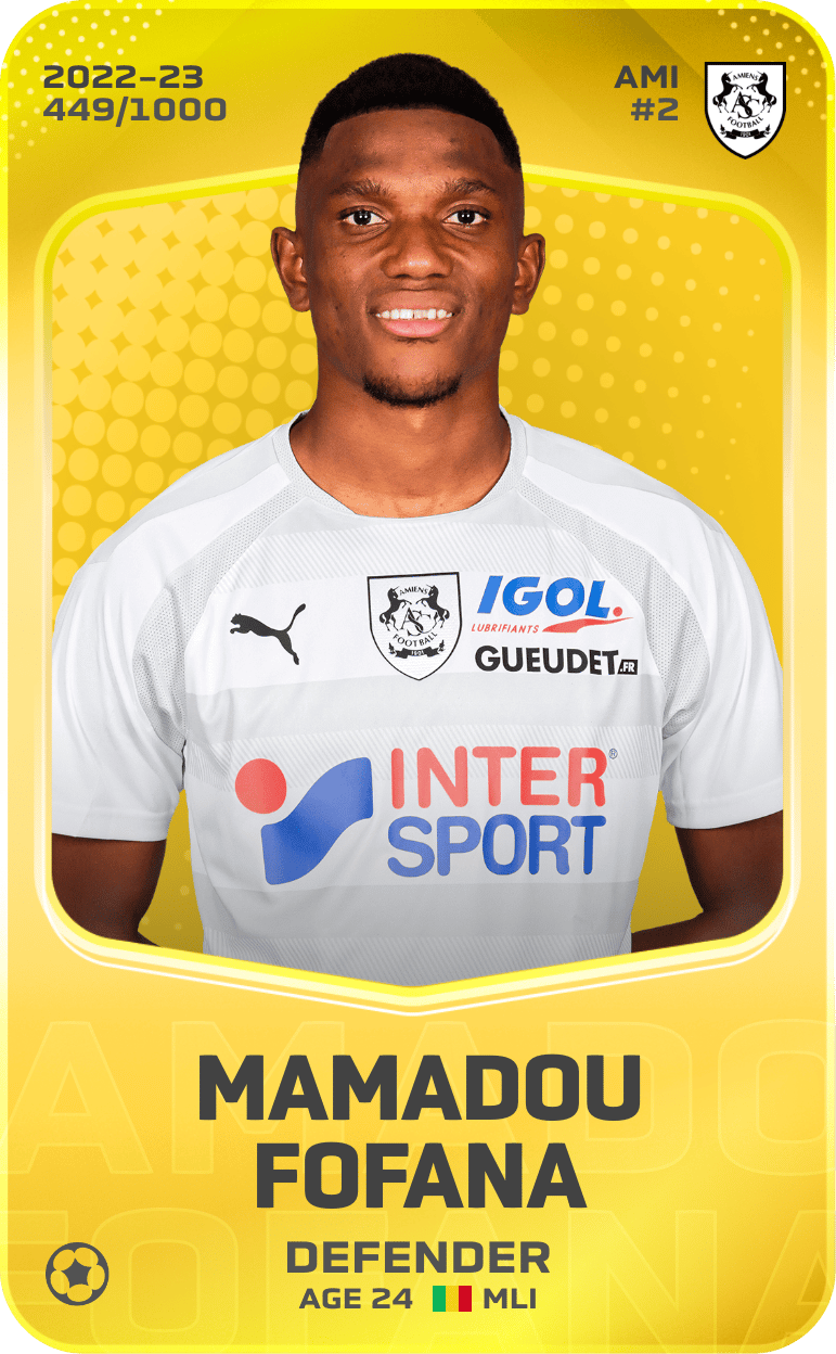 Mamadou Fofana 2022-23 • Limited 449/1000