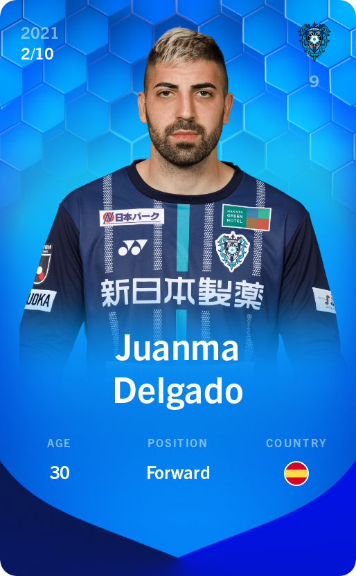 Sorare - Sorare Official - Juanma Delgado 2021-22 • Super Rare 2/10 - NFT # 96035428283799835116077038858087676162510238457928200847360911017838798521294