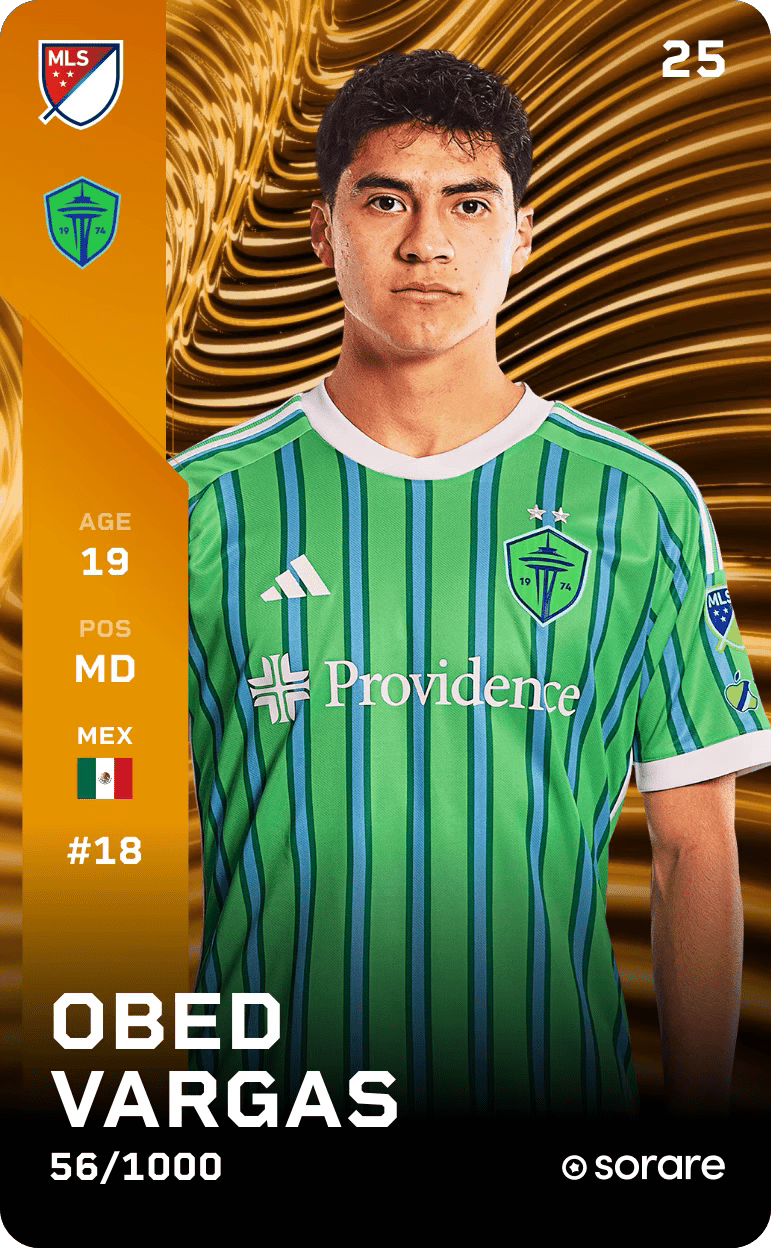 Obed Vargas 2025-26 • Limited 56/1000
