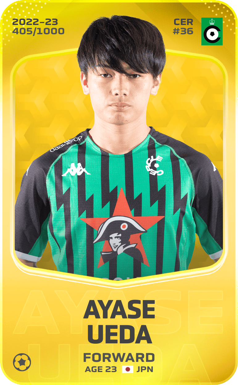 Ayase Ueda 2022-23 • Limited 405/1000