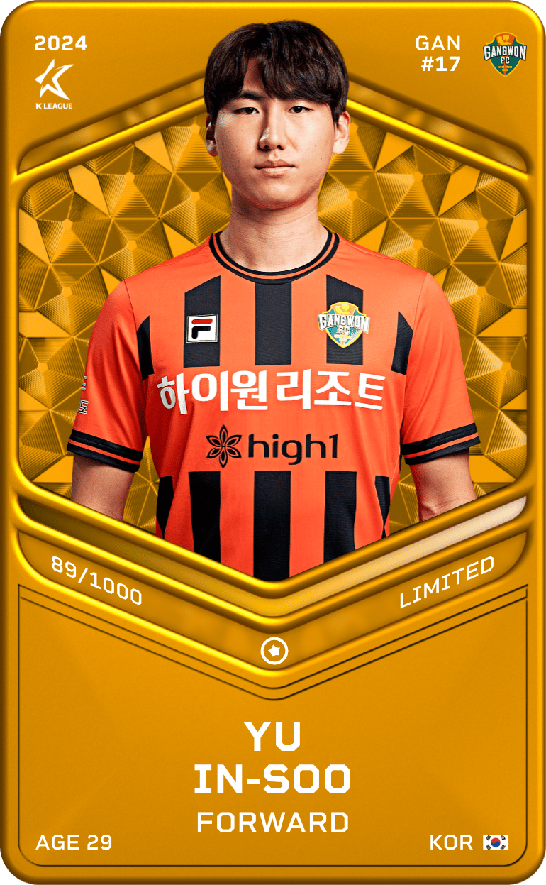 Yu In-Soo 2024-25 • Limited 89/1000