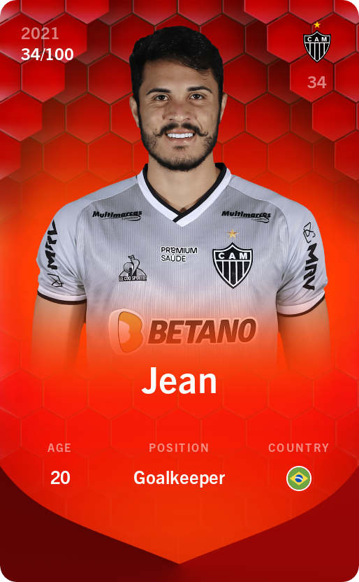 Sorare - Sorare Official - Jean 2021-22 • Rare 34/100 - NFT # 98197601289427945628732404878134789530247537937287702950923221485147720319441