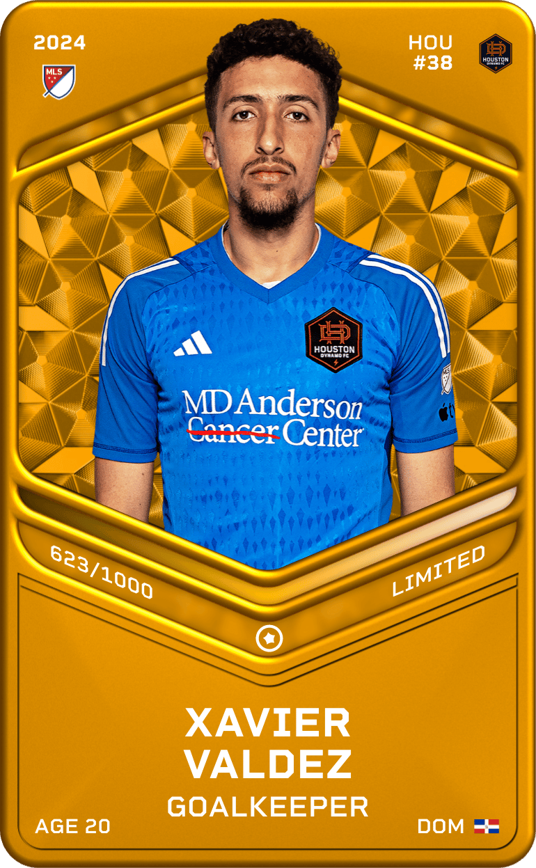 Xavier Valdez 2024-25 • Limited 623/1000