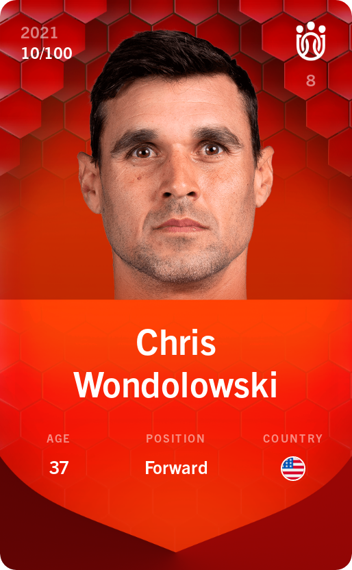Sorare - Sorare Official - Chris Wondolowski 2021-22 • Rare 10/100 - NFT # 60506030764407963120443978200326195656293311016297102157435720671420974919773