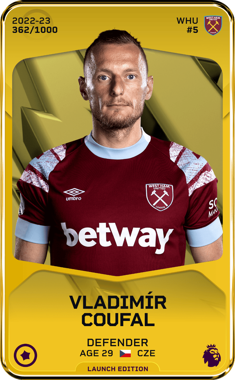Vladimír Coufal 2022-23 • Limited 362/1000
